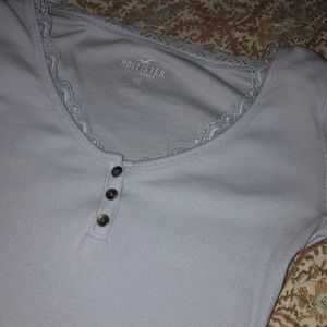 baby blue hollister long sleeve - size xs